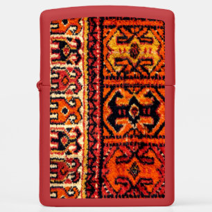 Image of a vintage carpet. Impressive texture Zippo Lighter