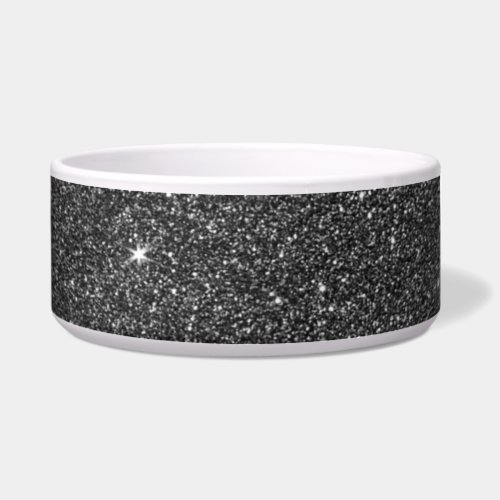 Image of Black and Grey Glitter Bowl