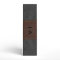 Image of Gray & Brown Leather Decorative Element