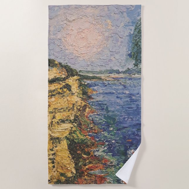 Image of my artwork Dawn Beach Towel (Front)