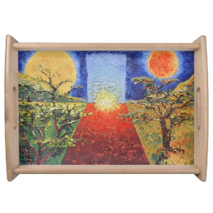 Image of my artwork The sunset Serving Tray
