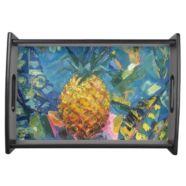 Image of my work Pineapple Serving Tray (Front)