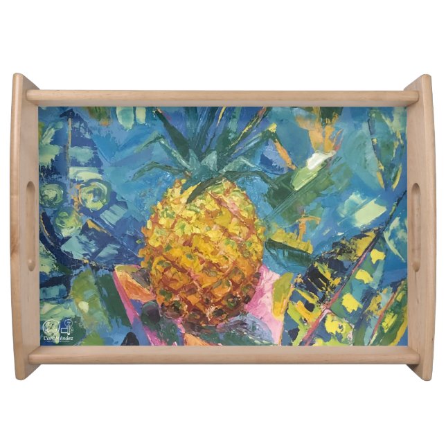 Image of my work Pineapple Serving Tray (Front)
