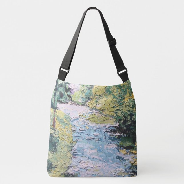 Image of my work Seeing through the forest Crossbody Bag (Front)