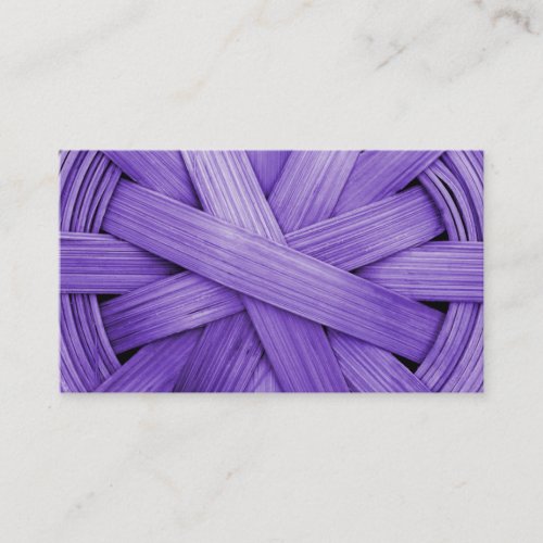 Image of Purple Basket Business Card