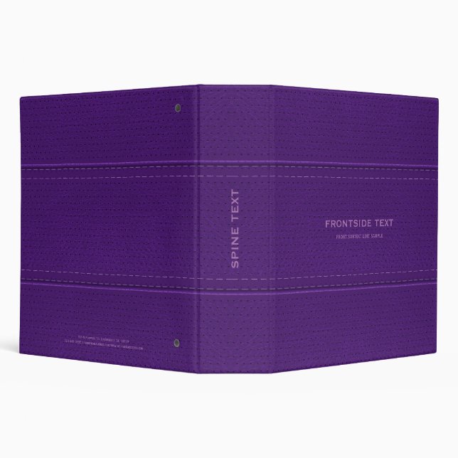Image of  Purple Faux Leather texture 3 Ring Binder (Background)