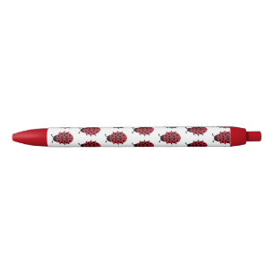 Image of Red and Black Ladybug Pattern Pen