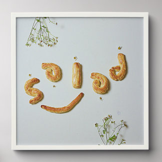 Image of salad made with cookies peel and stick photo tile