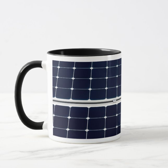 Image of solar power panel funny mug (Left)