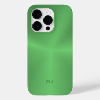 Image og a metallic green background Case-Mate iPhone 14 pro case