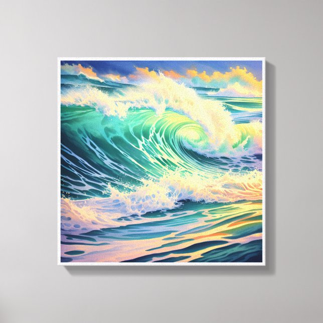 Image printed on canvas for beautiful colors, 203 (Front)