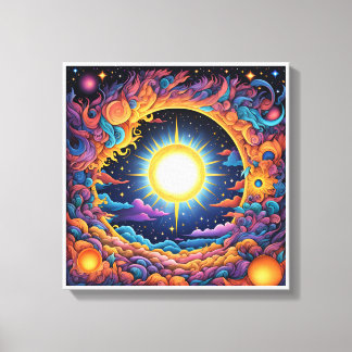 Image printed on canvas for beautiful colors, 204 print