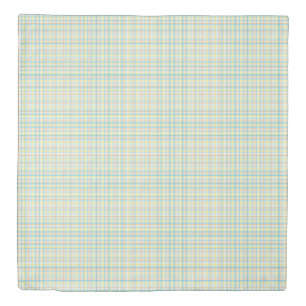 Image showing two views of a fabric swatch duvet cover