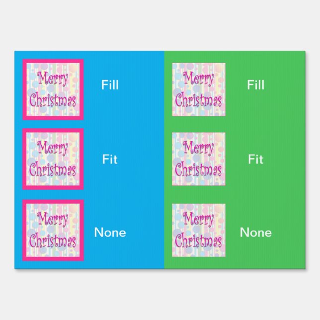 Image Template Choices - Live Demo - Sign (Front)