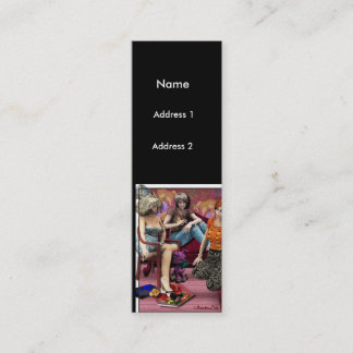 Image With The Trumpet Mini Business Card