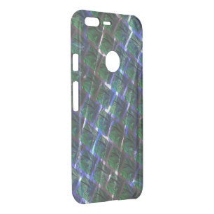 Imagem verde sob grade metálica flutuando? uncommon google pixel XL case