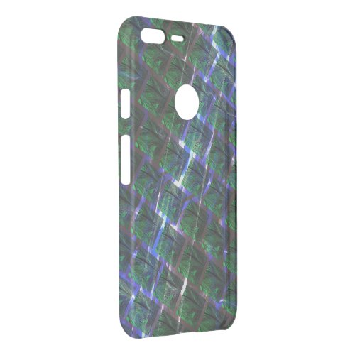 Imagem verde sob grade metlica flutuando uncommon google pixel XL case