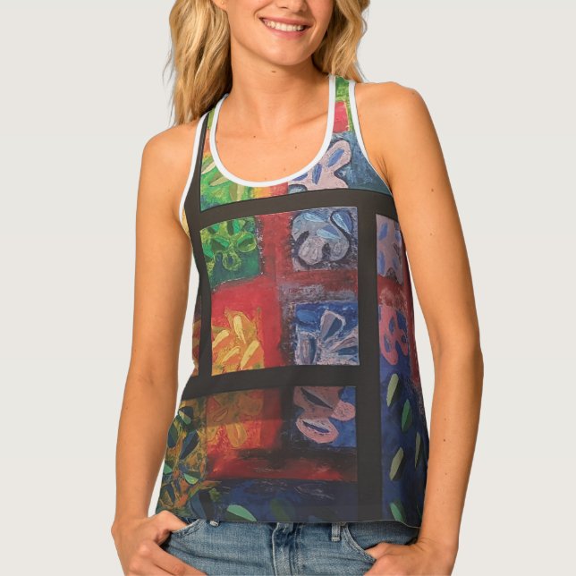Imagen de mi obra arte Las 4 estaciones Tank Top (Front)