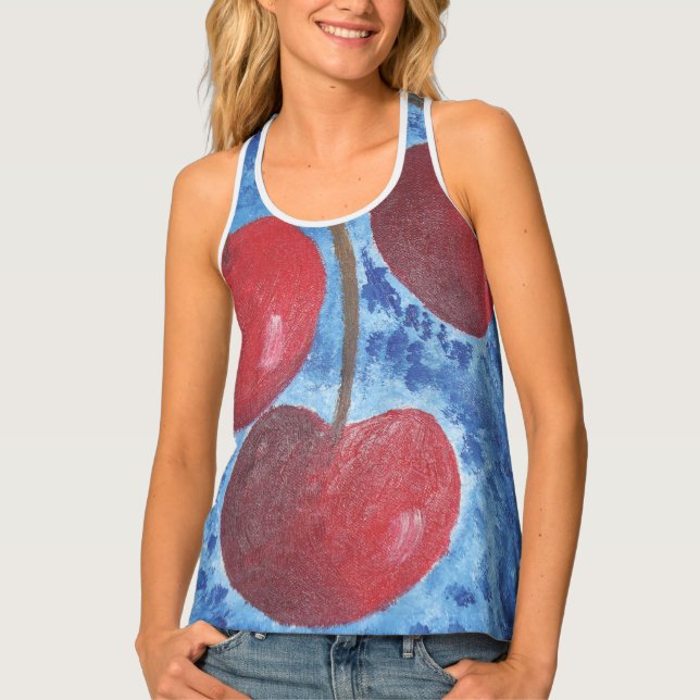 Imagen de mi obra Cerezas Tank Top (Front)