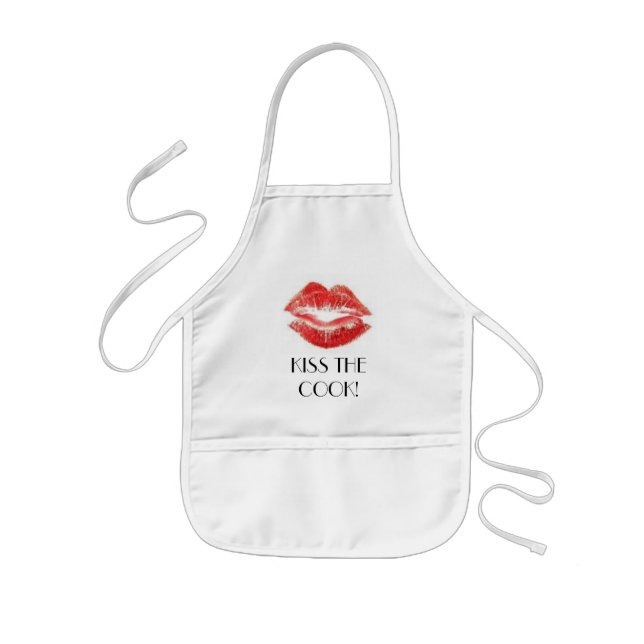 images3, KISS THE COOK! Kids' Apron (Front)