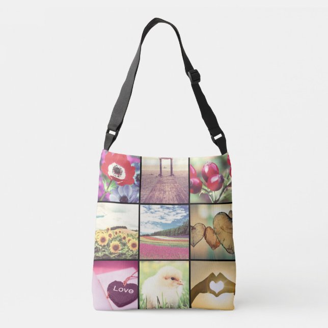 Images and picture crossbody bag (Back)