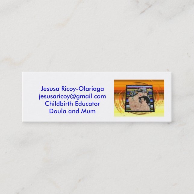 images, Jesusa Ricoy-Olariagajesus... - Customized Mini Business Card (Front)