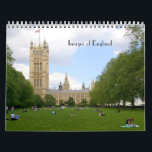 Images of England Calendar<br><div class="desc">Unique and captivating photographs from England are featured in this 12-month calendar. A perfect gift for friends,  family,  and coworkers,  this calendar hangs well on any wall for any new year!</div>