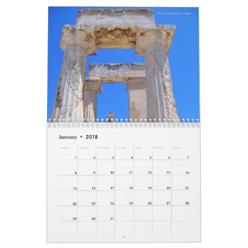 Images of Greece Calendar