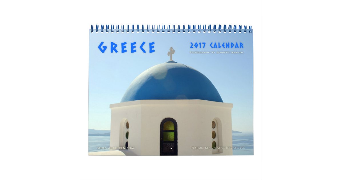 Images of Greece Wall Calendar