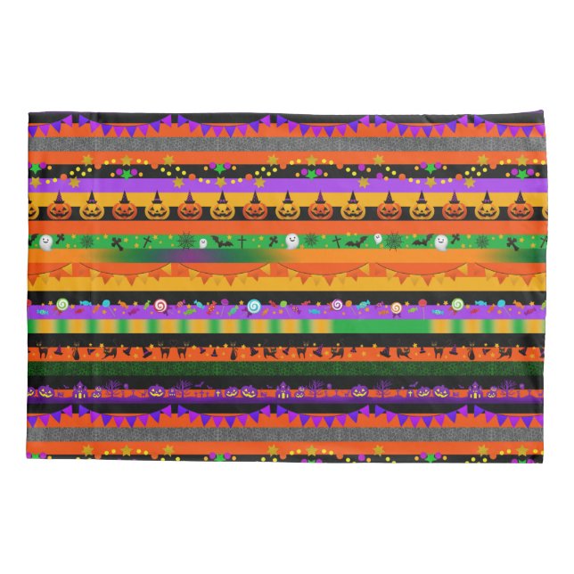 Images of Halloween Pillow Case (Back)