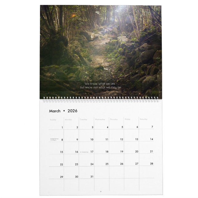 Images of Inspiration with Motivational Quotes Calendar