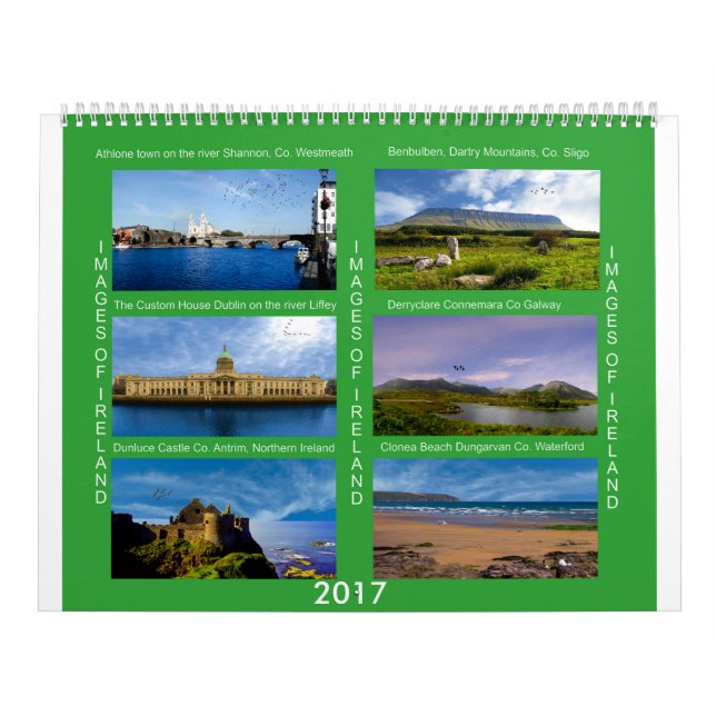 Images of Ireland for Irish Calendar 2017 (Cover)