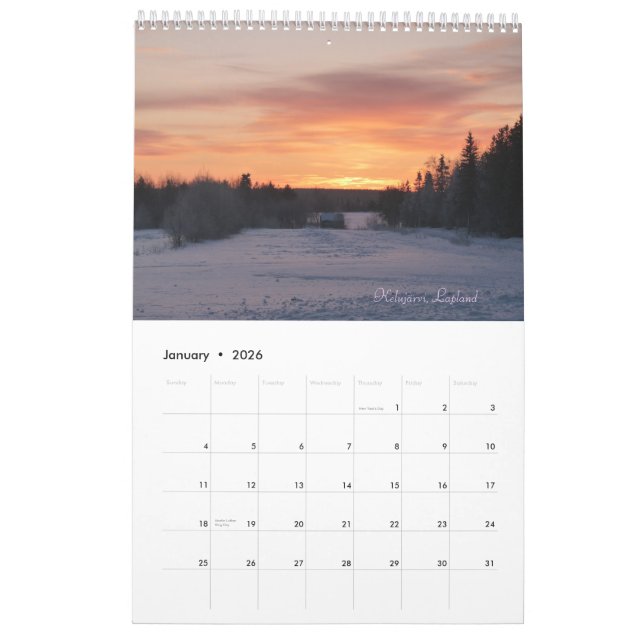Images of Lapland Calendar 2011 (Jan 2026)
