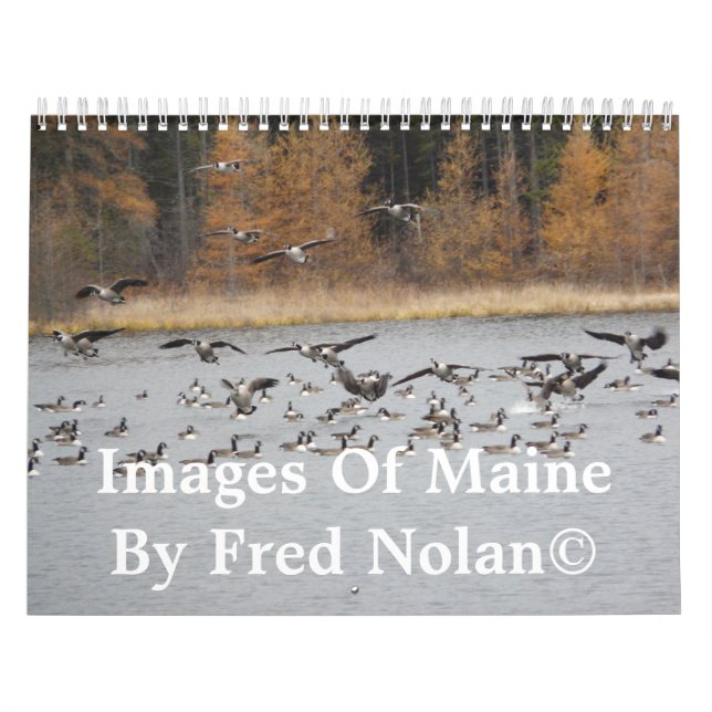Images Of Maine Portfolio Calendar (Cover)