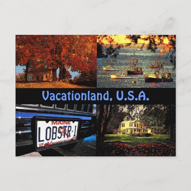 Images of Maine Postcard - Customized (Front)