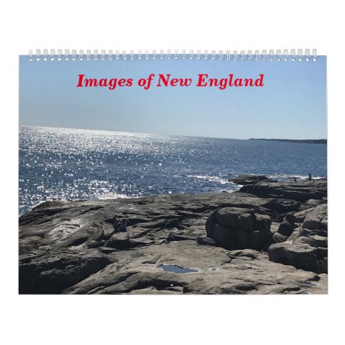 Images of New England 12 Month Calendar