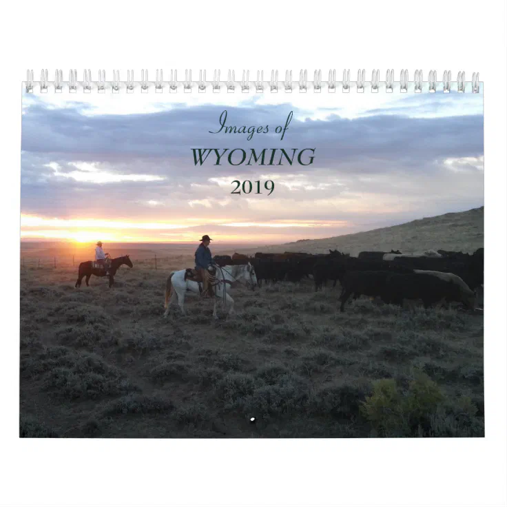 Images of Wyoming 2019 Calendar Zazzle
