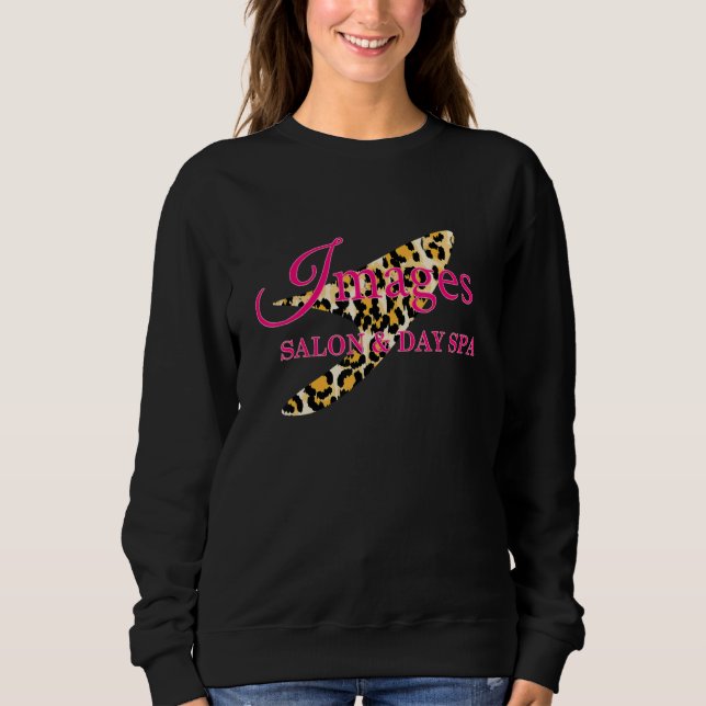 Images salon and day spa sweatshirt (Front)