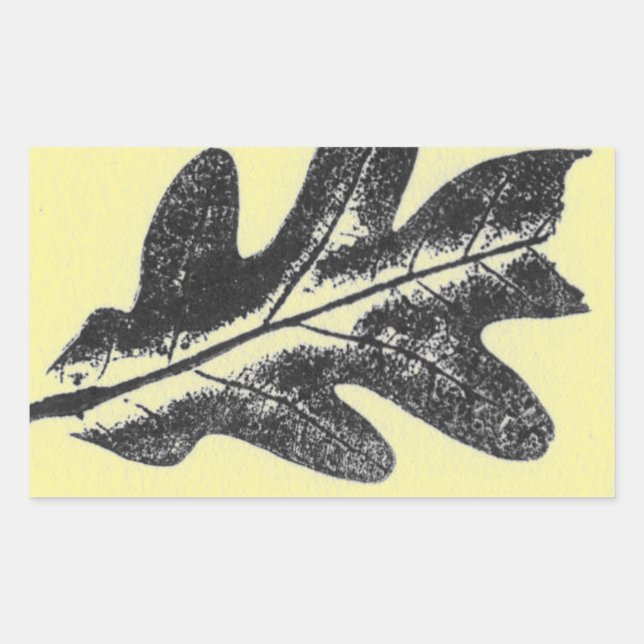 Images taken from direct nature leaf print Sticker (Front)