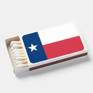 ImagesByMJ Set of 50 Texas Flag Match Box