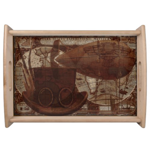 Imaginarium Steampunk Mixed Media Serving Tray