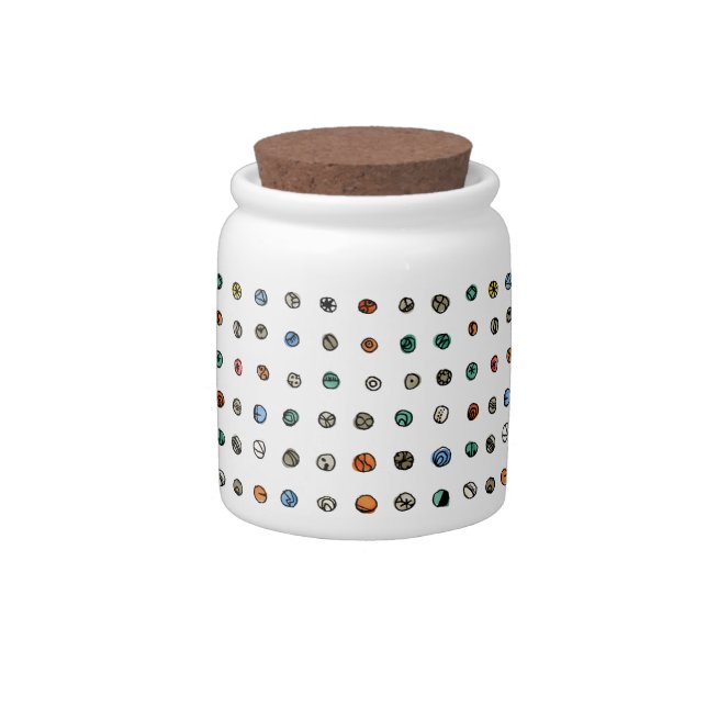 Imaginary Agates Candy Jar (Right)