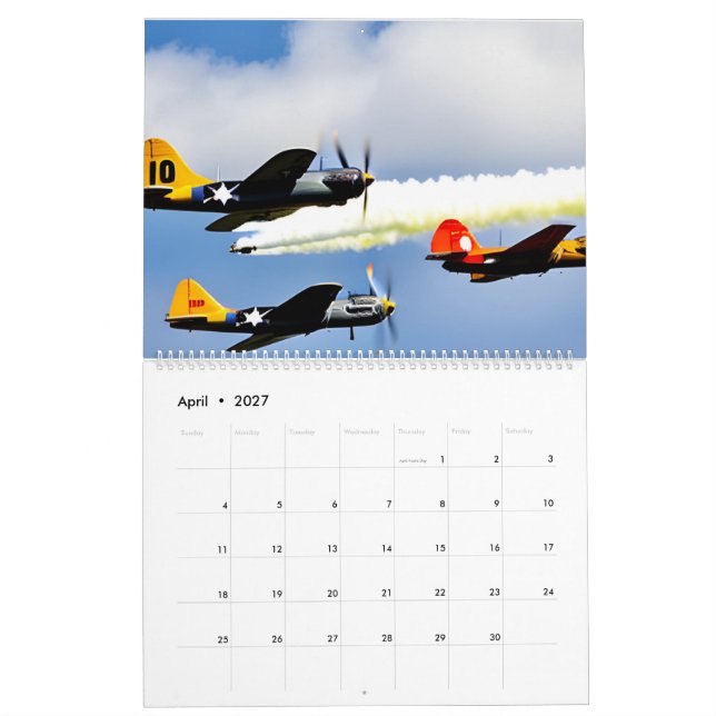  Imaginary Airplanes Calendar (Apr 2027)