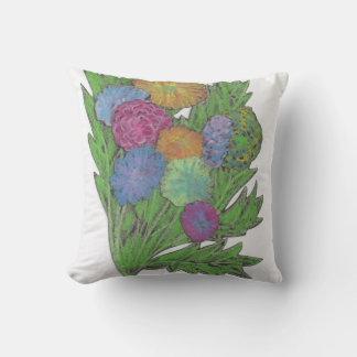 Imaginary Flowers 2 Throw Pillow
