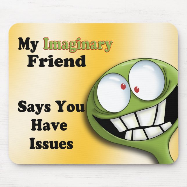 Imaginary Friend Mouse Pad (Front)