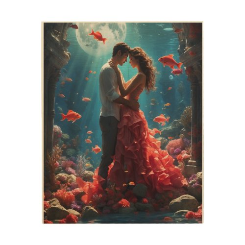 imaginary image of Underwater Romance wall art