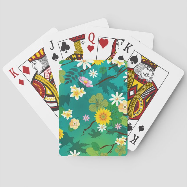 Imaginary Jungle 1 Poker Cards (Back)
