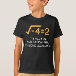 Imaginary number Mathematician  Funny Math Nerd T-Shirt