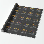 Imaginary number Mathematician  Funny Math Nerd Wrapping Paper<br><div class="desc">An imaginary number is a complex number that can be written as a real number multiplied by the imaginary unit i. Funny Mathematician Gift for a Math Teacher or Maths Nerd.</div>