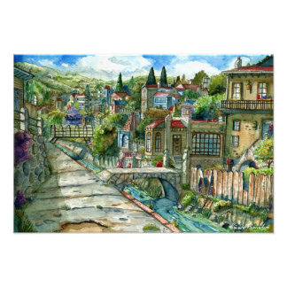 Imaginary Quilpué Corner Photo Print